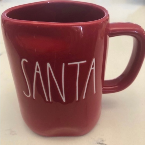 Rae Dunn Artesian collection~ Red Santa mug 16 oz - Picture 1 of 6